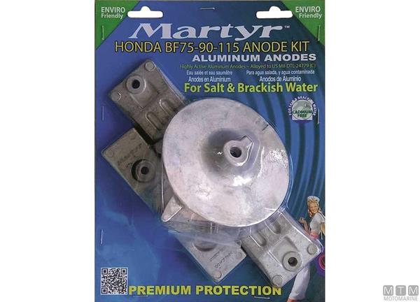 Kit Anodi per Honda BF75/90/115 in Alluminio