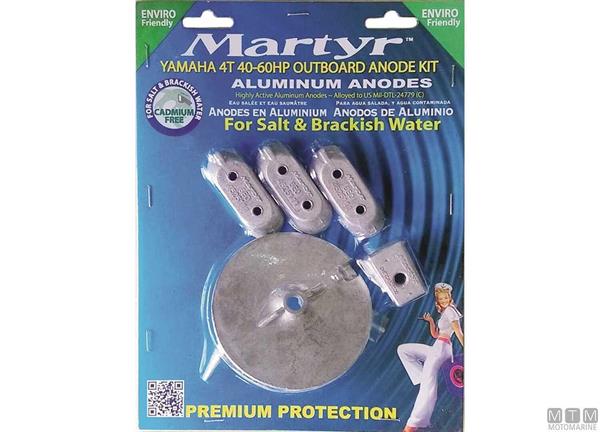 Kit Anodi Yamaha 4T 40/60 in Alluminio