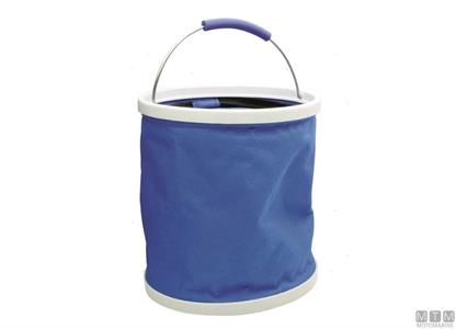 Secchio Pop-up con Coperchio Blu 11L