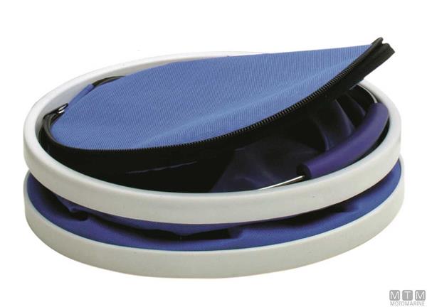Secchio Pop-up con Coperchio Blu 11L