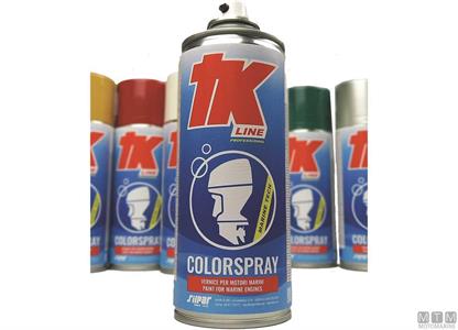 Vernice Spray Tk per motori Black Mat