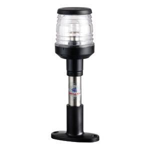 Asta con fanale nero 20 cm