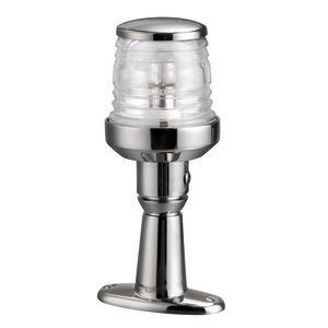 Fanale testa albero inox con basetta