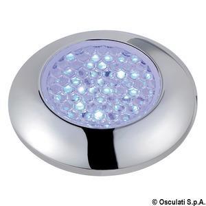Plafoniera stagna LED cromata
