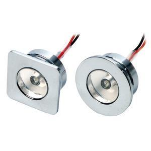 Luce cortesia a LED quadrata bianca