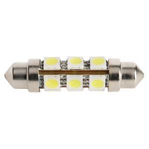 2 Lampadine LED a siluro 44 mm 3000 K
