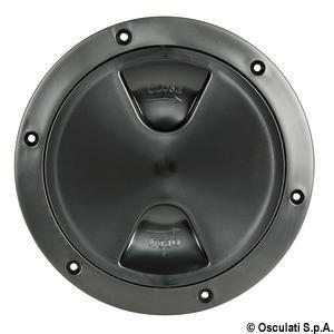 Tappo ispezione a vite nero 102 mm