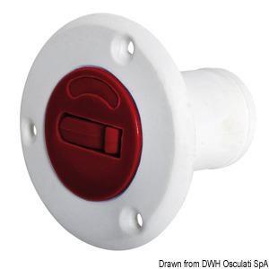 Tappo nylon Fuel rosso 50 mm