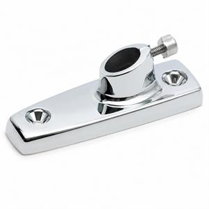 Basetta ABS cromato per asta