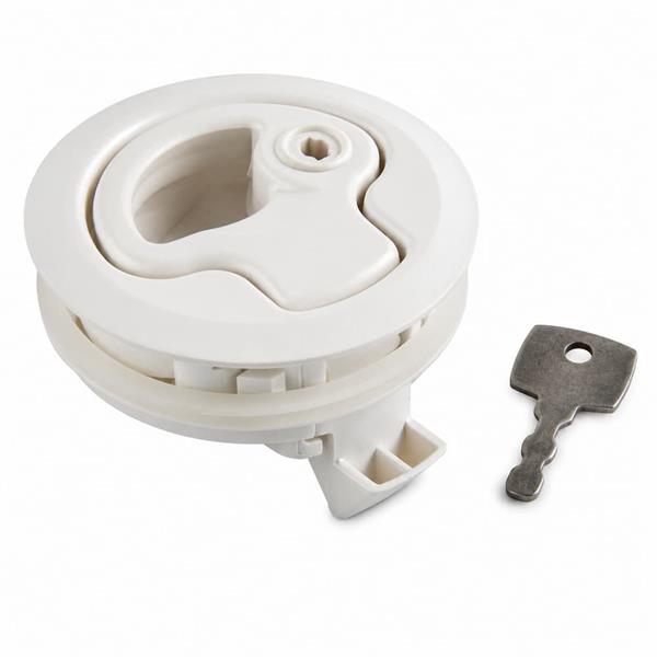 Alzapagliolo nylon bianco con serratura