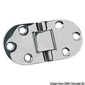 Cerniera a filo 76x38 mm