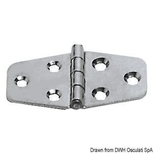 Cerniera inox 70x38 mm