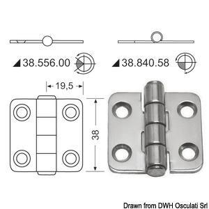 Cerniera inox