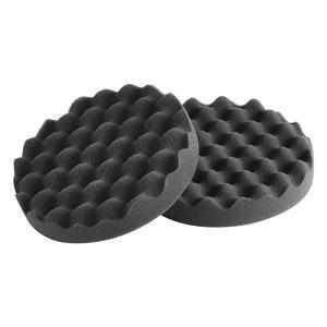 Tamponi in schiuma per lucidatrice nero 150x30 bugnato morbido
