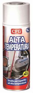 Smalto siliconico Alta Temperatura Nero Spray 400 ML