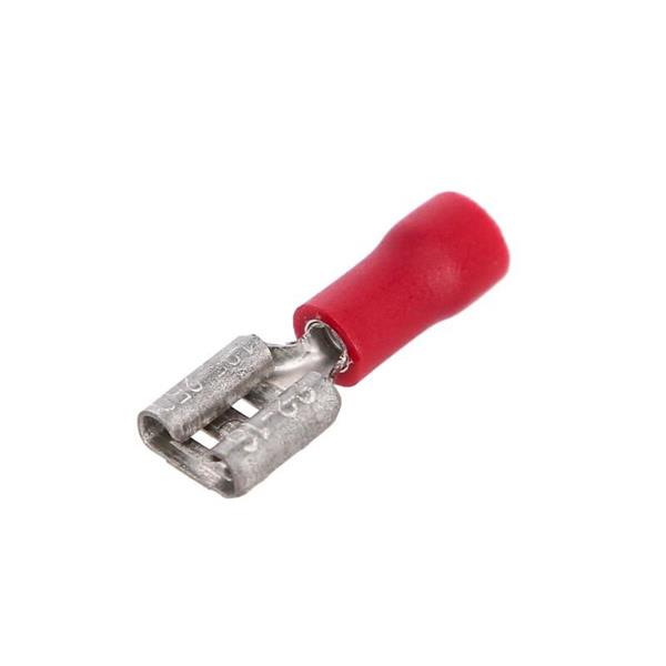 Terminale lamellare femmina 2.8 mm rosso