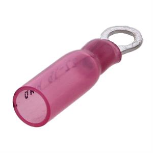 Terminale ad occhiello 4 mm rosso