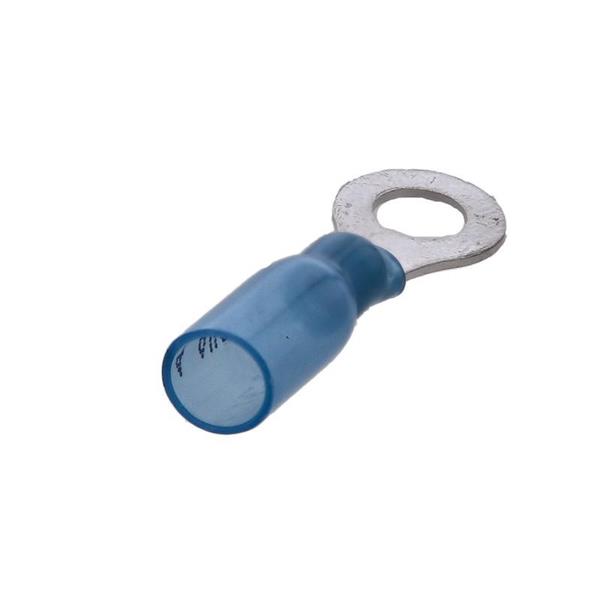 Terminale ad occhiello 6 mm blu