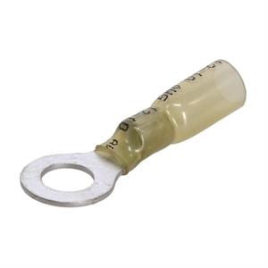 Terminale occhiello 8 mm giallo
