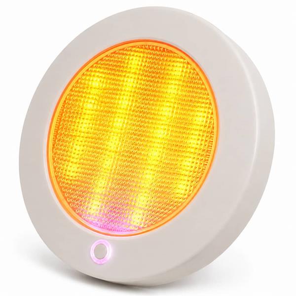 Plafoniera Led bianchi e rossi