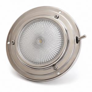Plafoniera LED inox 140 mm x h 40 mm