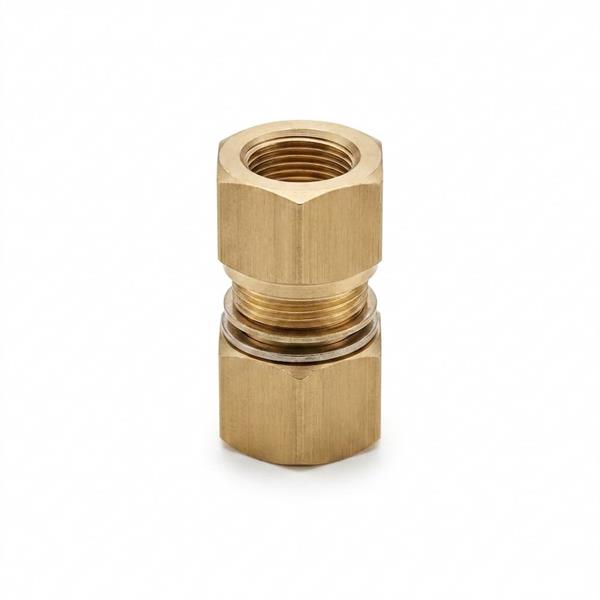 Raccordo dritto ottone 3/8X12