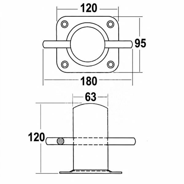 Bitta Inox 180 mm