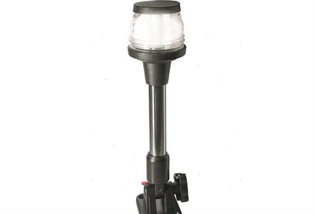 Fanale di Via Led 360 Bianco su Asta pieghevole H 24cm