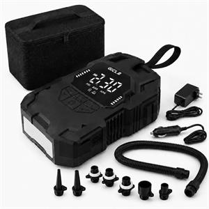 Pompa gonfiatore a Batteria CIGLE Nera