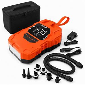 Pompa gonfiatore a Batteria CIGLE Arancione