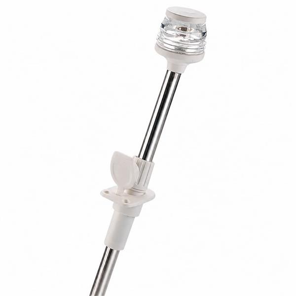 Fanale di Via 360 Bianco su Asta Telescopica h60cm
