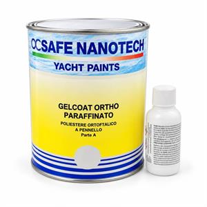 Gel Coat Ortoftalico bicomponente paraffinato Bianco 1kg