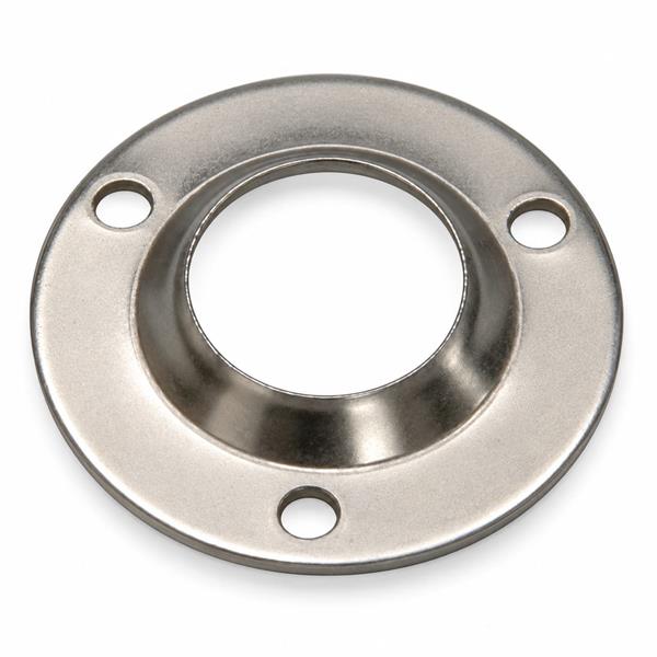 Base tonda a saldare a 90° per tubo Ø 22 mm