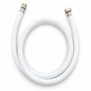 Tubo flessibile doccia in PVC bianco da 1,5 metri