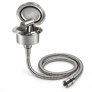 Kit doccetta Inox 316 a scomparsa con tubo 2,5 m