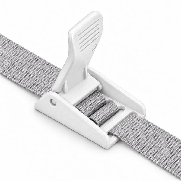 Fibbia nylon bianca per fasce 30mm