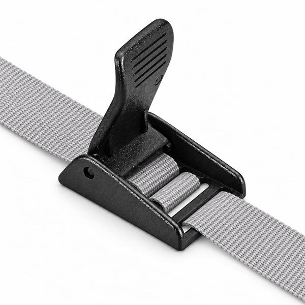 Fibbia nylon nera per fasce 50mm
