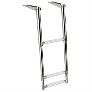 Scaletta telescopica Inox a 3 gradini