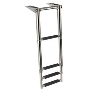 Scaletta telescopica Inox a 4 gradini
