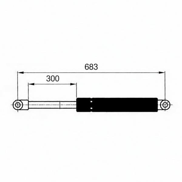 Ultraflex Molla a Gas MM.683 50KG