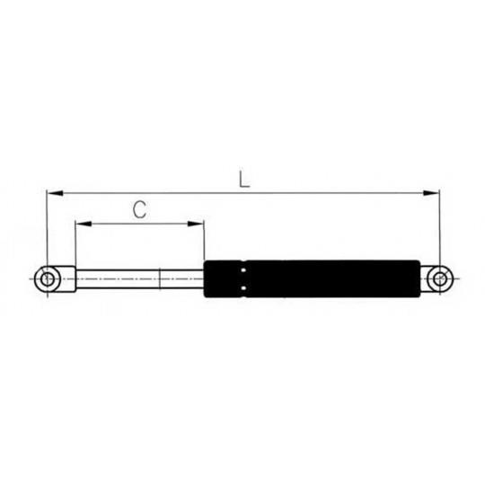 Molla a Gas Inox MM.375