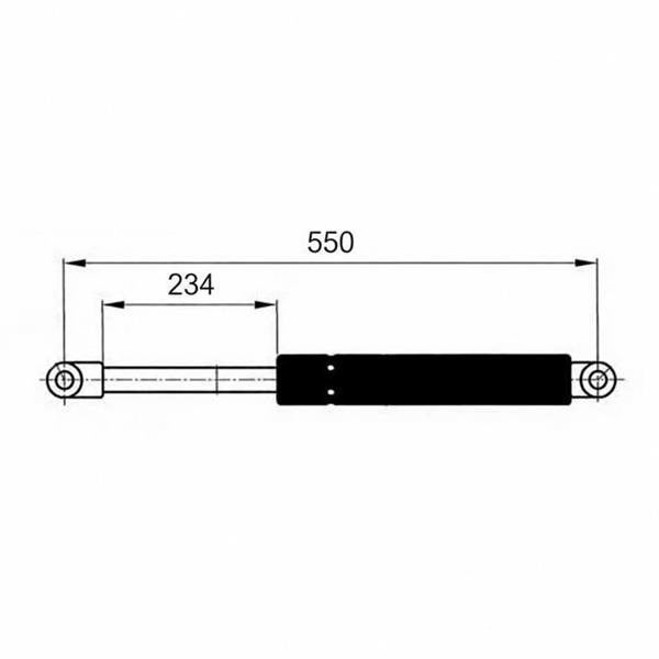 Ultraflex Molla a Gas MM.550 40KG