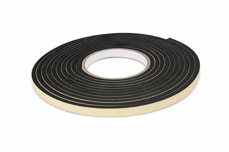 Nastro neoprene per guanizioni oblò 3m x 19mm x 6mm nero