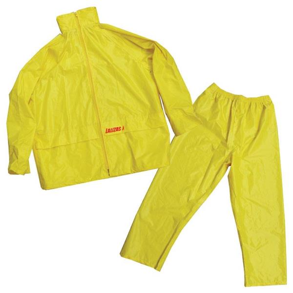 LALIZAS Tuta da pioggia con cappuccio, giallo, L