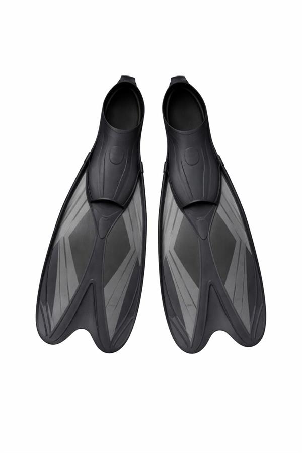 Pinne immersione, S (36-37), Nero/Grigio