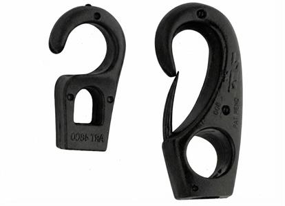 Gancetto in nylon per corda elastica D 5MM