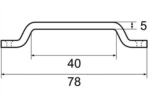 Ponte passacinghia D 5MM Inox 316