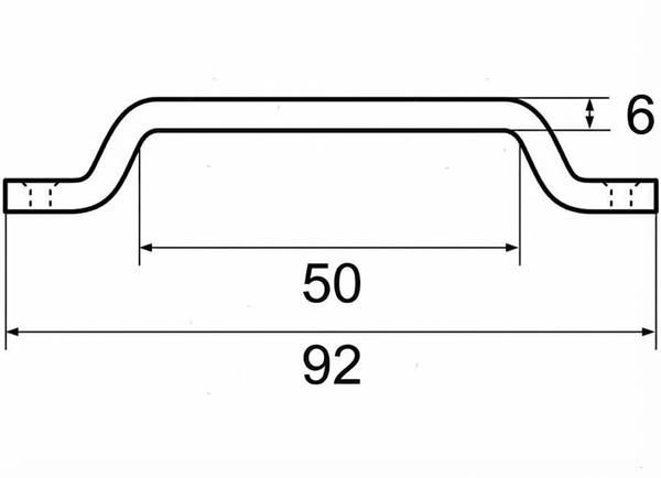 Ponte passacinghia D 6MM Inox 316