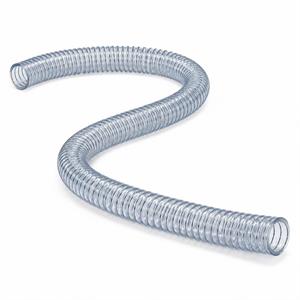 Tubo Trasparente in PVC con Spirale in Acciaio Ø10mm 30m