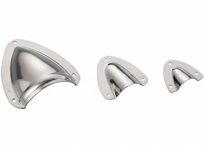 Unghietta coprisfiato/copriscarico H 16MM Inox